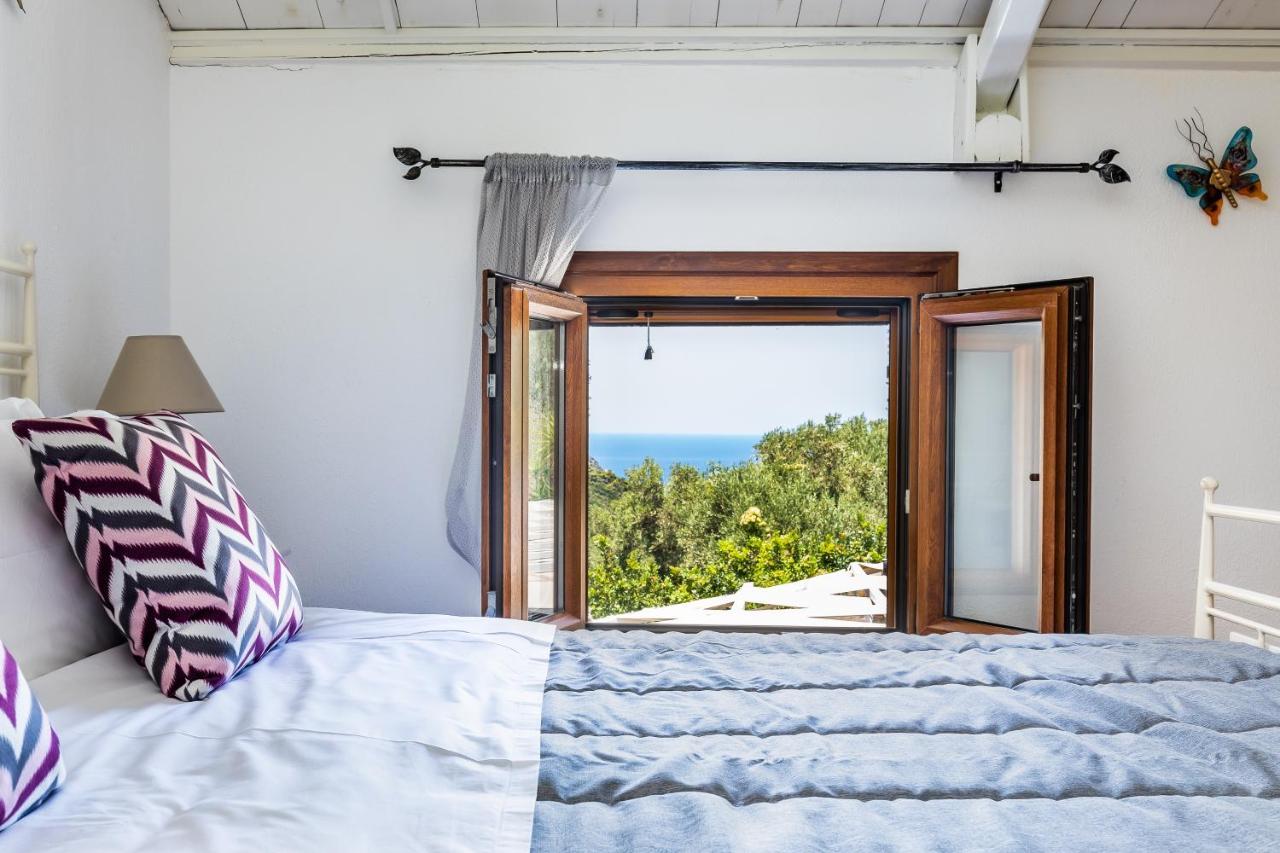 Villa Fotini Kalivi In Raches Panormos  ภายนอก รูปภาพ