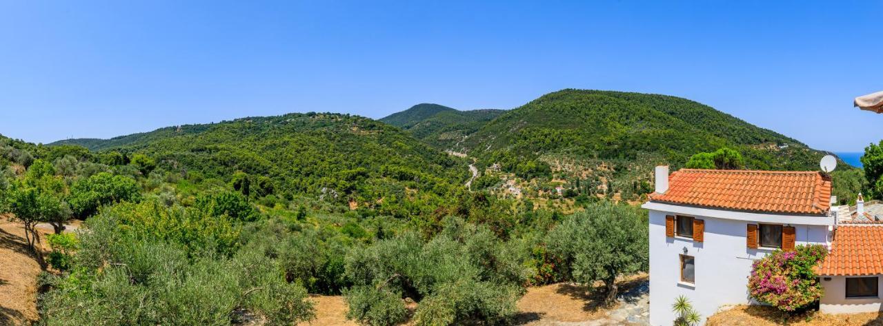 Villa Fotini Kalivi In Raches Panormos  ภายนอก รูปภาพ