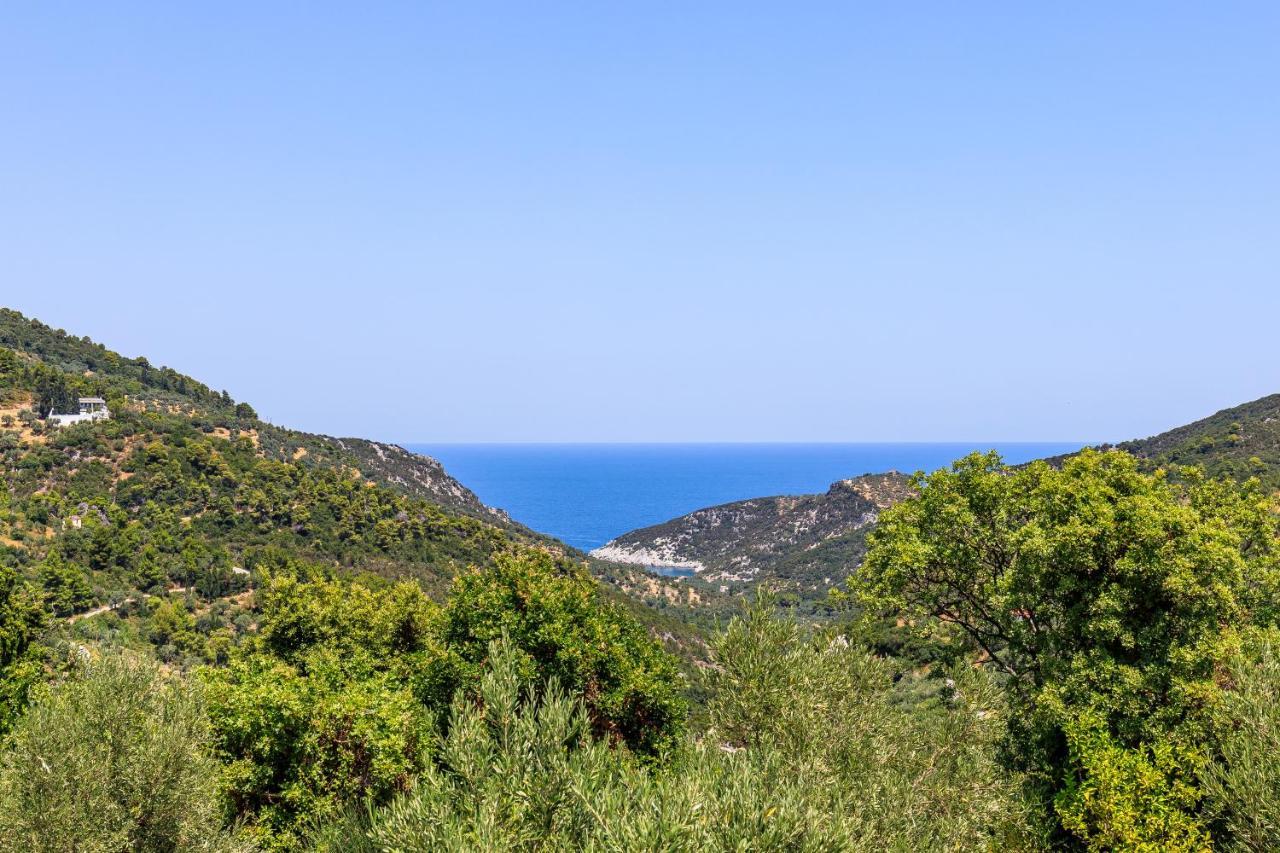Villa Fotini Kalivi In Raches Panormos  ภายนอก รูปภาพ
