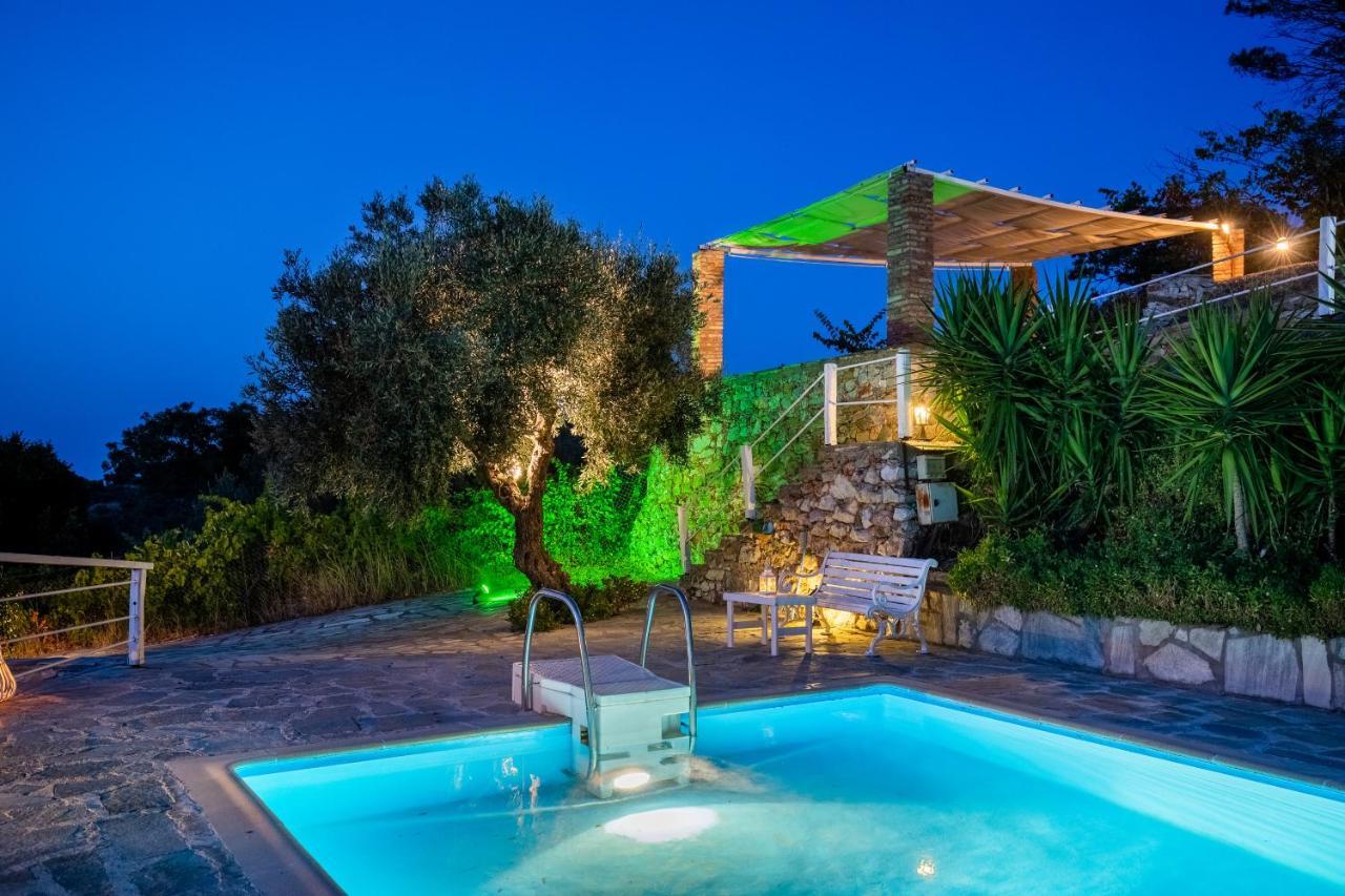 Villa Fotini Kalivi In Raches Panormos  ภายนอก รูปภาพ