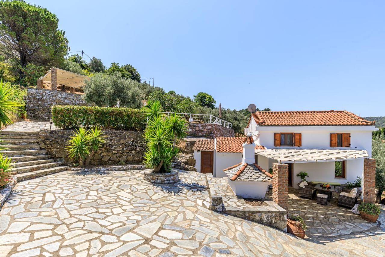 Villa Fotini Kalivi In Raches Panormos  ภายนอก รูปภาพ