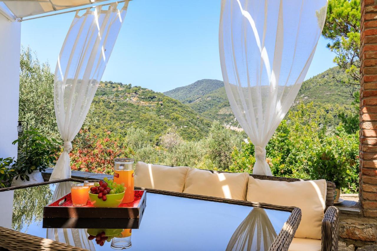 Villa Fotini Kalivi In Raches Panormos  ภายนอก รูปภาพ