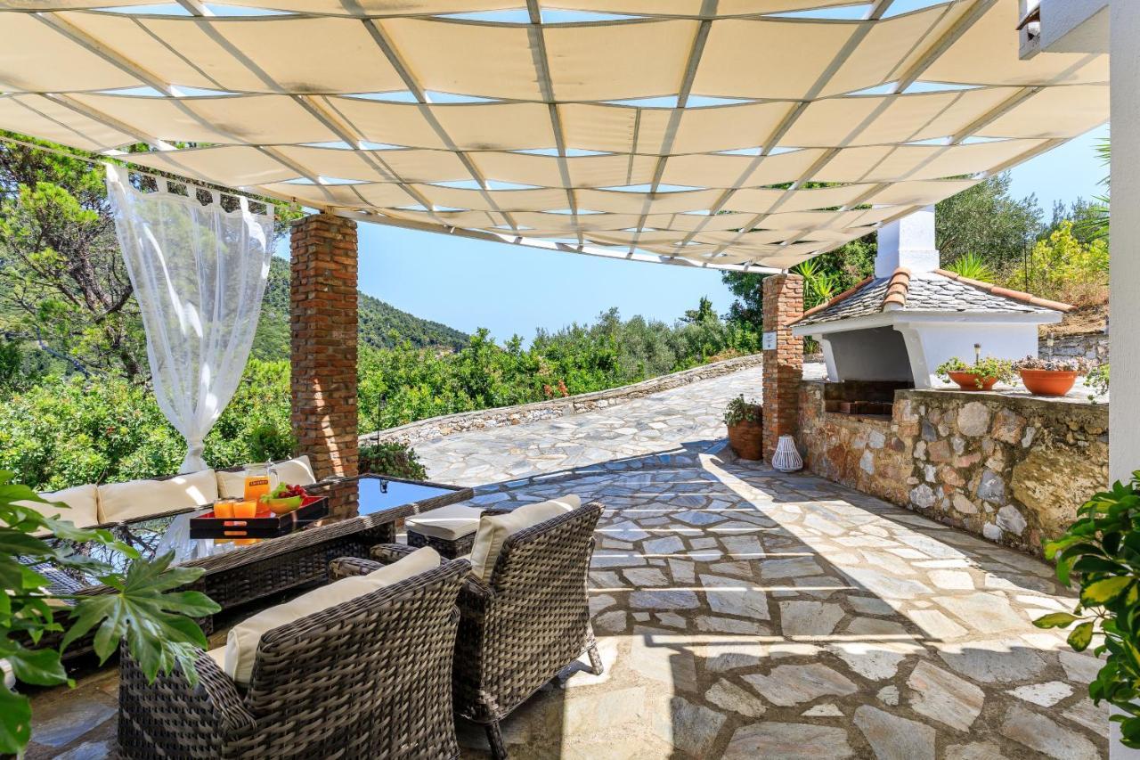 Villa Fotini Kalivi In Raches Panormos  ภายนอก รูปภาพ