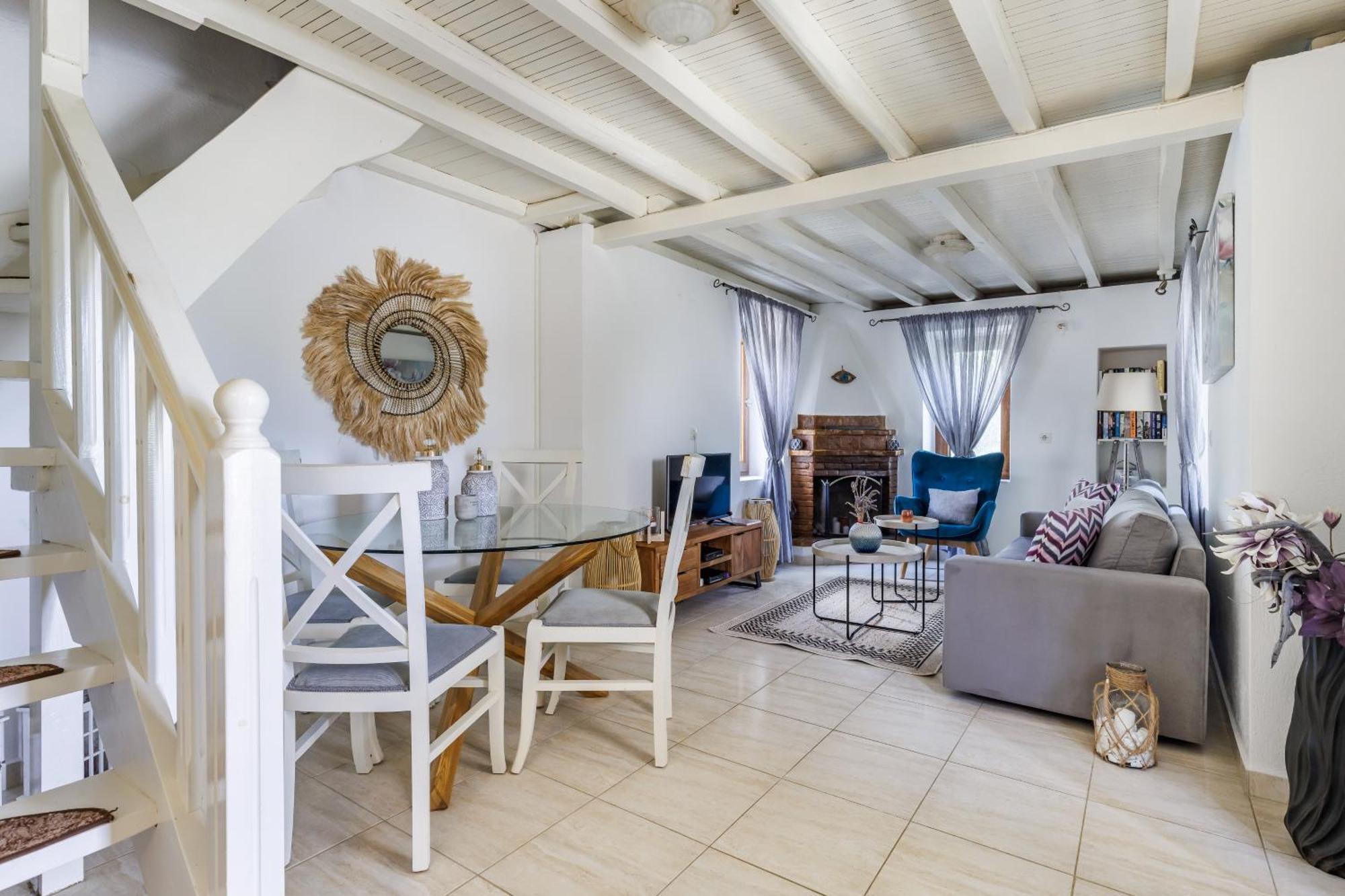Villa Fotini Kalivi In Raches Panormos  ภายนอก รูปภาพ