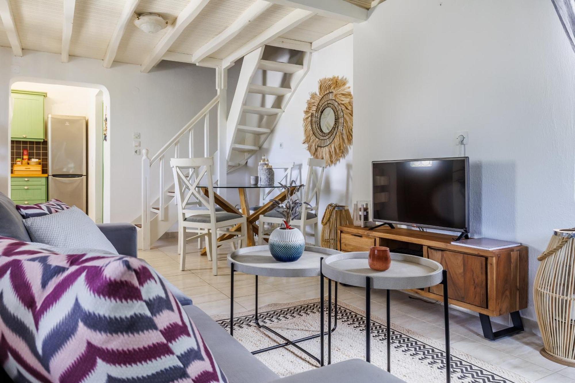Villa Fotini Kalivi In Raches Panormos  ภายนอก รูปภาพ